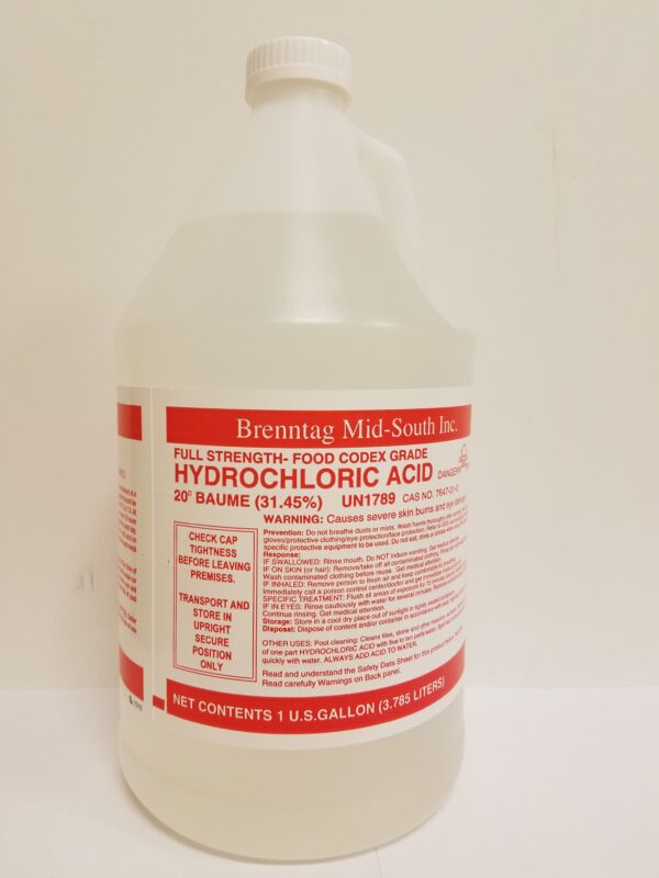 1GAL MURIATIC ACID 4X1